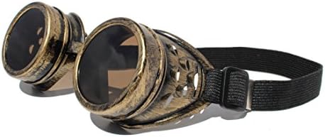 Masada Goods, Steampunk Goggles, Interchangeable Lens, Adjustable Elastic Headband