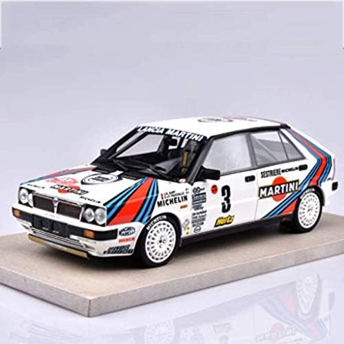 Yxsd モデルカー1時18ランチア デルタ4wdバージョン1987年racラリーナンバー3