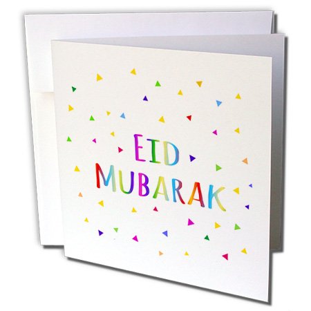 Greeting Cards - Eid Mubarak - Happy Eid Blessing After Ramadan Islamic Muslim…