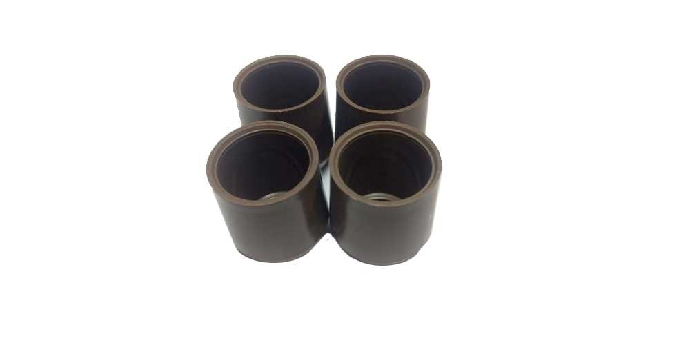 Plastic Chair glides (4/pk) (Fits 7/8" OD, Brown)