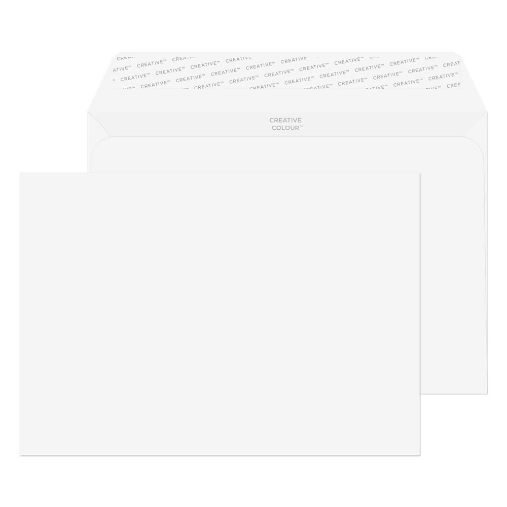 Blake Creative Colour C5 162 x 229 mm 120 gsm Peel & Seal Wallet Envelopes (350) Ice White - Pack of 500