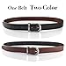 Mens Leather Belt With Removable Buckle & 1.3