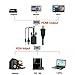 XF TIMES VGA to HDMI 1080P HD Audio TV AV HDTV Video Cable Converter Adapter, 6-Feet with 3.5mm Audio Cable and USB Power Cable