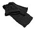 Lanzom Women Lady Fashion Winter Warm Knitted Hat and Scarf Set Skullcaps (Black)