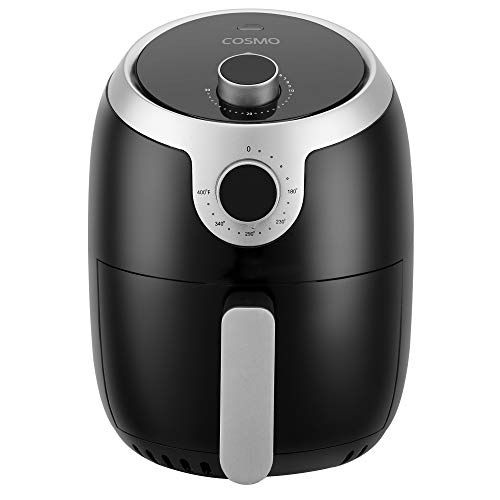COSMO COS23AFAKB 2.3 Quart Electric Small Air Fryer with Temperature