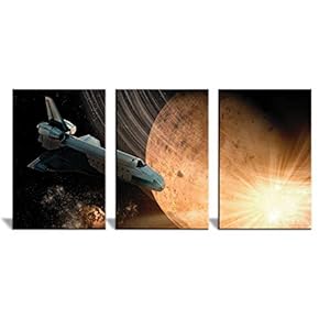 Deep Space Universe Painting Artwork for Home Framed...