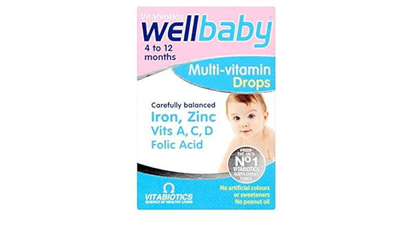 Amazon Com Vitabiotics Wellbaby 4 To 12 Months Multi Vitamin Drops 30ml Everything Else