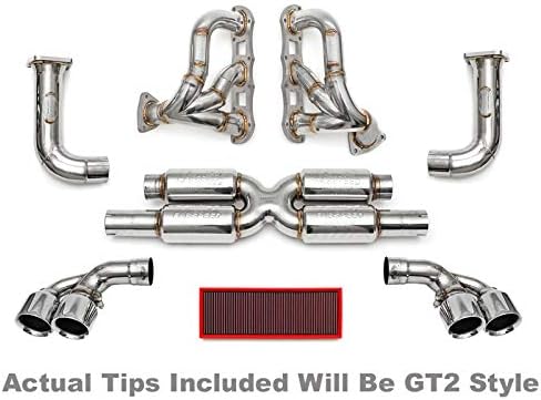 Fabspeed Supersport RACE Package Compatible With Porsche 991 Turbo/Turbo S 2013-2016 GT2 Tips