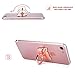 AIQAA Phone Ring Cell Phone Stand Grip Car Mount Holder All Metal Material for All Phones (Cat Rose Gold)