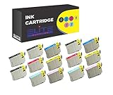 14 Pack Aria Supllies T078 78 Ink Cartridge Replacement for use in Artisan 50 Stylus Photo R260 R280 R380 RX580 RX595 RX680 Printers
