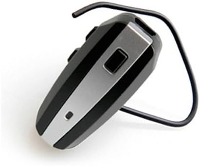 NoiseHush N500 Wireless Bluetooth Headset for iPhone, Blackberry, HTC, Samsung, LG, Motorola, and Nokia - Black/Silver