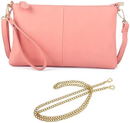 Women RFID Crossbody Wristlet - Ladies Anti Theft Sling Purse Lightweight Wallet Bags