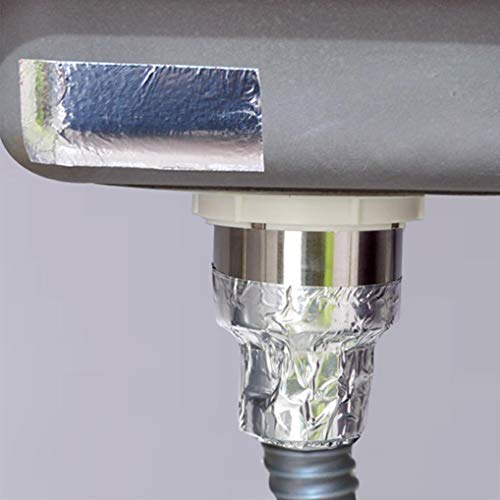 LiPing 50MM X 10M Household Heat-Resistant Waterproof Aluminum Foil Tape Repair Kitchen Cooker Plate Deflector Plate Insulation Sheet Cook Kitchen Tool (A) - Thumbnail 5
