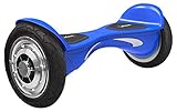 Skque X1L10 UL2272 Smart Two Wheel Self Balancing Electric Scooter with Bluetooth Speaker, Blue, 10"