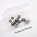 Ruisita 3.25 Ounce Tungsten Weights for Wood Car - Cylinders in Assorted Sizes to Optimize Speed, Compatible With Pinewood Derby