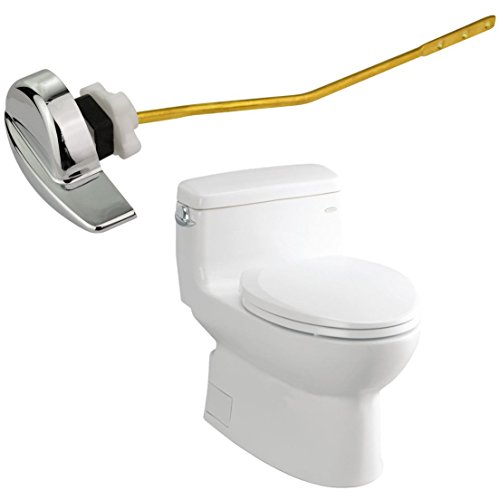 Jmkcoz Angle Fitting Side Mount Toilet Flush Lever Handle For TOTO