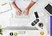 Adywe 12 Pack, Desktop Tough Adhesive Cable Clips Holders, Cable Organizer and Cord Management System for Your Wires, Desktop Cable Organizer and Computer, Electrical, Charging or Mouse, USB Cord
