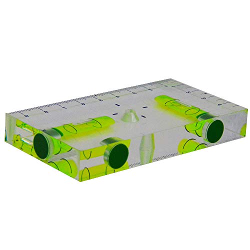 T-Type Level Bubble Magnetic blisters Two directions Spirit Level Size 95x51x13mm