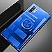 Galaxy Note 10+ Plus/5G Case, Anti Scratch & Anti Slip Soft TPU Clear Case with 360 Degree Rotation Finger Ring Kickstand [Work with Magnetic Car Mount] for Samsung Galaxy Note 10+ Plus,Blue