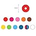 LoveS 250 PCS Beads 8mm Acrylic Resin Beads Color Round Beads Pebbles Beads for Jewelry Making