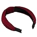 habibee Pack of 6 Wide Plain Fashion Headbands Knot Turban Headband for Women Girls (Hairbands 6pcs)