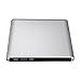 ZSMJ USB3.0 Ultra Slim Portable DVD CD Drive Read writer Burner,External DVD Optical Drive CD+/-RW DVD +/-RW Superdrive for Apple Mac Macbook Pro and laptop (Silvery)