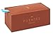 Puentes Denver Tie Bar Clip, Skinny Narrow and Wide - Gift Boxed (1.9 Inch Brushed Silver)