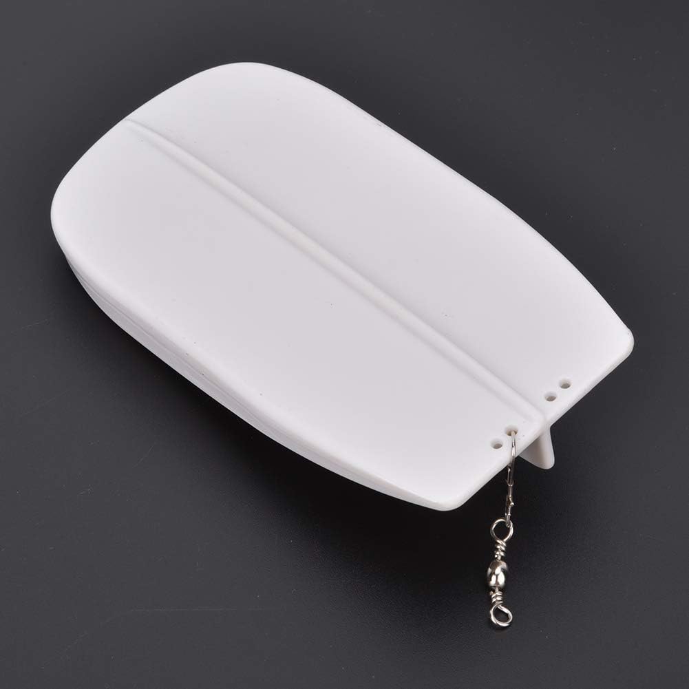 VBESTLIFE Fishing Diving Board, Adjustable Deep Artificial Trolling Diving Board Trolling Diver Plate with Ring