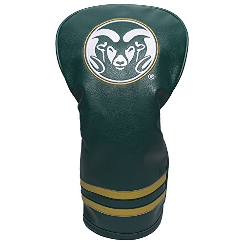 Team Golf NCAA Colorado State Rams Vintage Driver Head Cover Vintage Driver Golf Club Headcover, Form Fitting Design, Retro Design & Superb Embroidery
