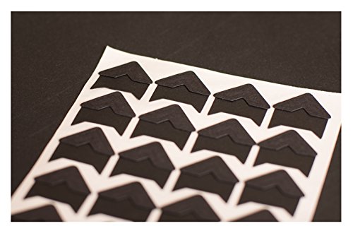 360 Count Self-adhesive Acid Free Photo Corners Scrapbooks Memory Books (Black)