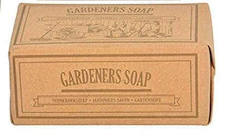 linoows G2874: 2 mal Opas Gärtnerseife, 2 Stück Bimsstein Gartenseife, Nostalgie Seife