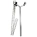 HYDDNice Laboratory Stainless Steel Beaker Chain Clamp Holding Diameter 40-145mm