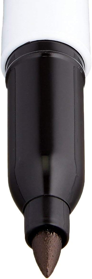  Basics Fine Point Tip Permanent Markers, Black, 24-Pack: Home & Kitchen