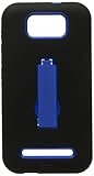 Aimo Wireless Progressive Guerilla Armor Case with Built-in Kickstand for BLU Studio 5.5 D610A - Retail Packaging - Black/Blue
