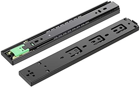 Vadania Push To Open Drawer Runners 250mm Ball Bearing 3 Fold