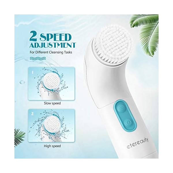 Facial-Cleansing-Brush2021-UpgradedETEREAUTY-Face-Brush-IPX7-Waterproof-5-in-1-Portable-Exfoliating-Brush-for-Skin-Care Facial Cleansing Brush,【2021 Upgraded】ETEREAUTY Face Brush IPX7 Waterproof 5 in 1 Portable Exfoliating Brush for Skin…