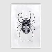 Framed Canvas Wall Art Insect Canvas Prints Home Artwork Decoration for Living Room,Bedroom - 16x24 inches