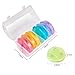 Weekly Pill Box 2 Times a Day, Portable Moisture-Proof Pill Organizer Case with Large Compartment for Vitamins, Supplements, Medication