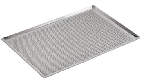 Paderno World Cuisine 20 7/8 Inch by 12 3/4 Inch Perforated Aluminum Baking Sheet