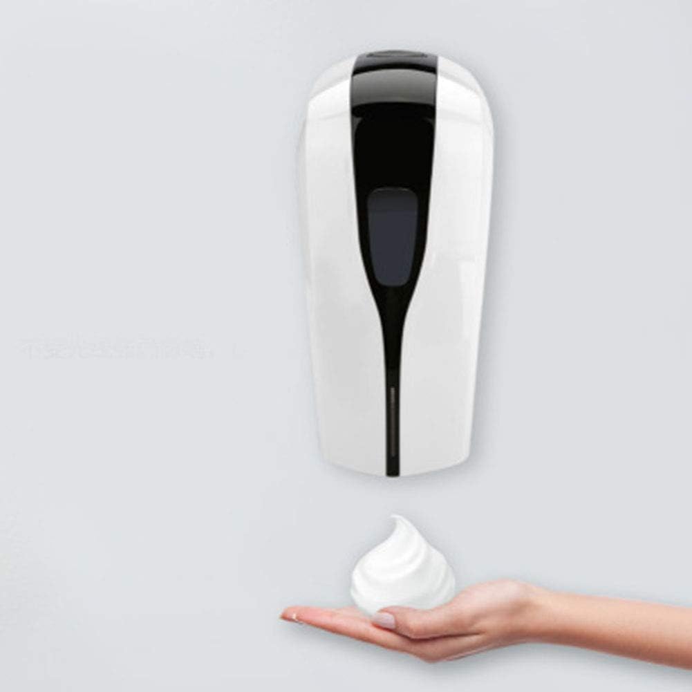 Alpine Wall Mountable, Touchless, Universal Foam Soap Dispenser for Offices, Schools, Warehouses, Food Service Facilities, and Manufacturing Plants, Battery Powered,D