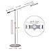 suptek Aluminum Tablet Floor Stand 360° Flexible Height Adjustable Cell Phone Holder Mount for iPad, iPhone, Samsung, Asus and More 4.7-11 inch Devices, Good for Bed, Kitchen, Office