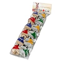 RealAus Koala Clipons With Jacket Pack of 12 Stuffed Animal Soft Plush Toys Small Australian Souvenir