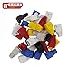 ITBEBE Mixed Color RJ45 Strain Relief Boot Covers 100-Count Set for Cat5 Cat5e, and Cat6 Ethernet Connectors