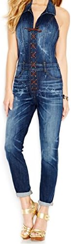 Women's Guess Denim Jumpsuit 2