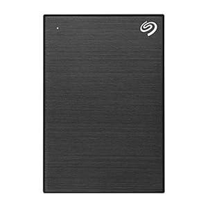 Seagate Backup Plus Portable 5 TB External HDD – USB 3.0 for Windows and Mac, 3 yr Data Recovery Services, Portable Hard Drive – Black with 4 Months Adobe CC Photography (STHP5000400)