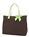 Belvah Extra Large Quilted Solid Pattern Tote Handbag - Choice of Colors