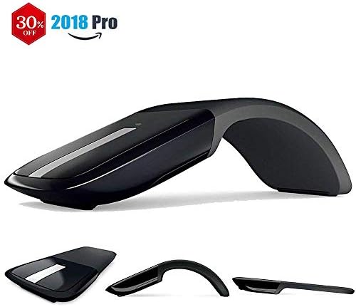 Wireless Foldable Mouse with USB Receiver for PC Laptop MacBook Surface Book