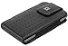 Motorola Droid RAZR MAXX HD Vertical Style Slide In With Flap Case Made In Genuine Leather With Magnetic Closure And Removable Spring Clip Black