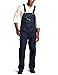 Key Apparel Garment Washed Zip Fly High Back Denim Bib Overalls for Men - Men's Work Utility & Safety Overalls & Coveralls - Indigo Blue (34W x 30L)