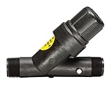 Rain Bird PRF10040S Drip Irrigation In-Line 40 psi Pressure Regulating "Y" Filter, 1" Male Pipe Thread